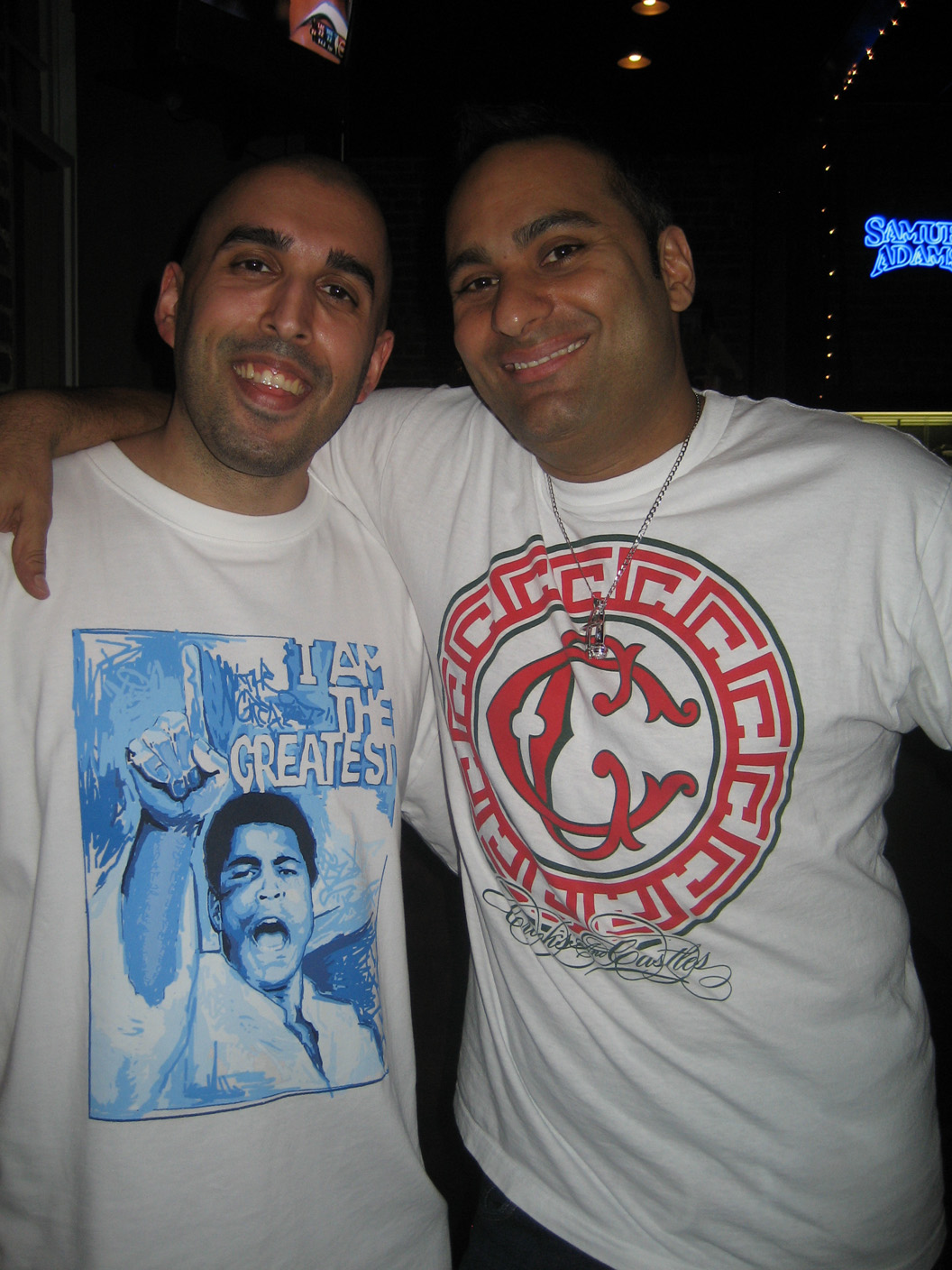 Raoul with Russell Peters