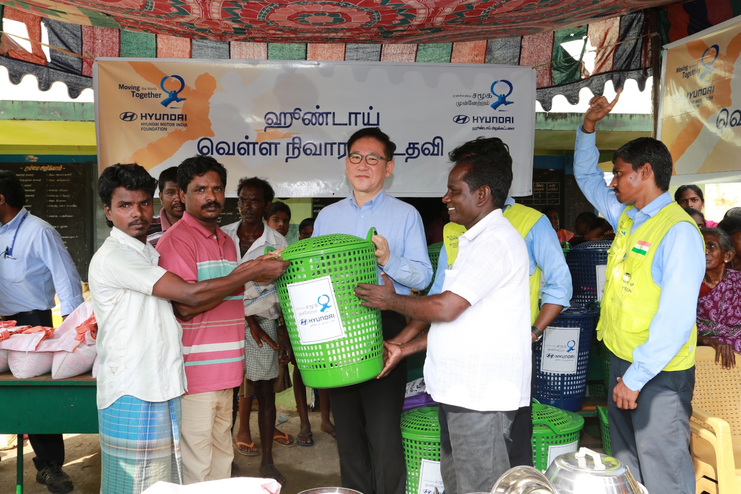 Hyundai Motor India foundation continues Relief and Rehabilitation at Villages of Sriperumbudur- Image 1
