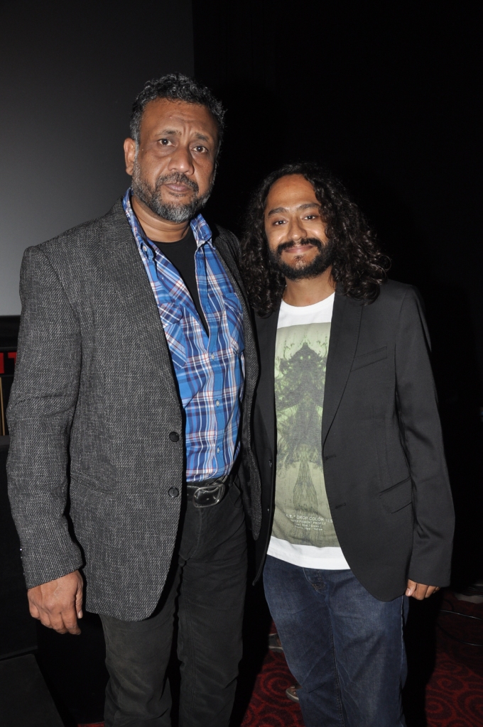 Anubhav Sinha (Producer) & new Director - Gurmmeet Singh of upcoming 3D film WARNING at the trailer launch