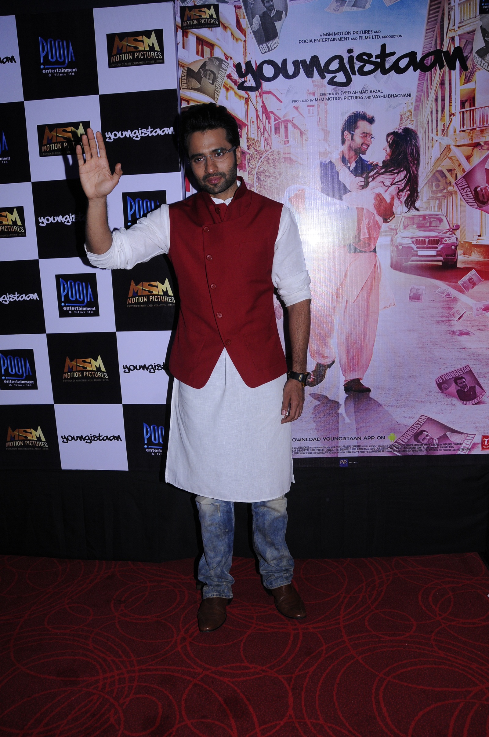 Jackky Bhagnani at the trailer launch of his upcoming movie Youngistaan
