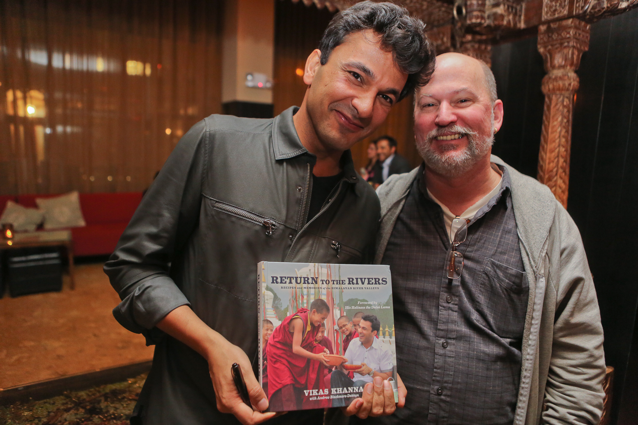Vikas with his co-author, Andrew Blackmore-Dobbyn