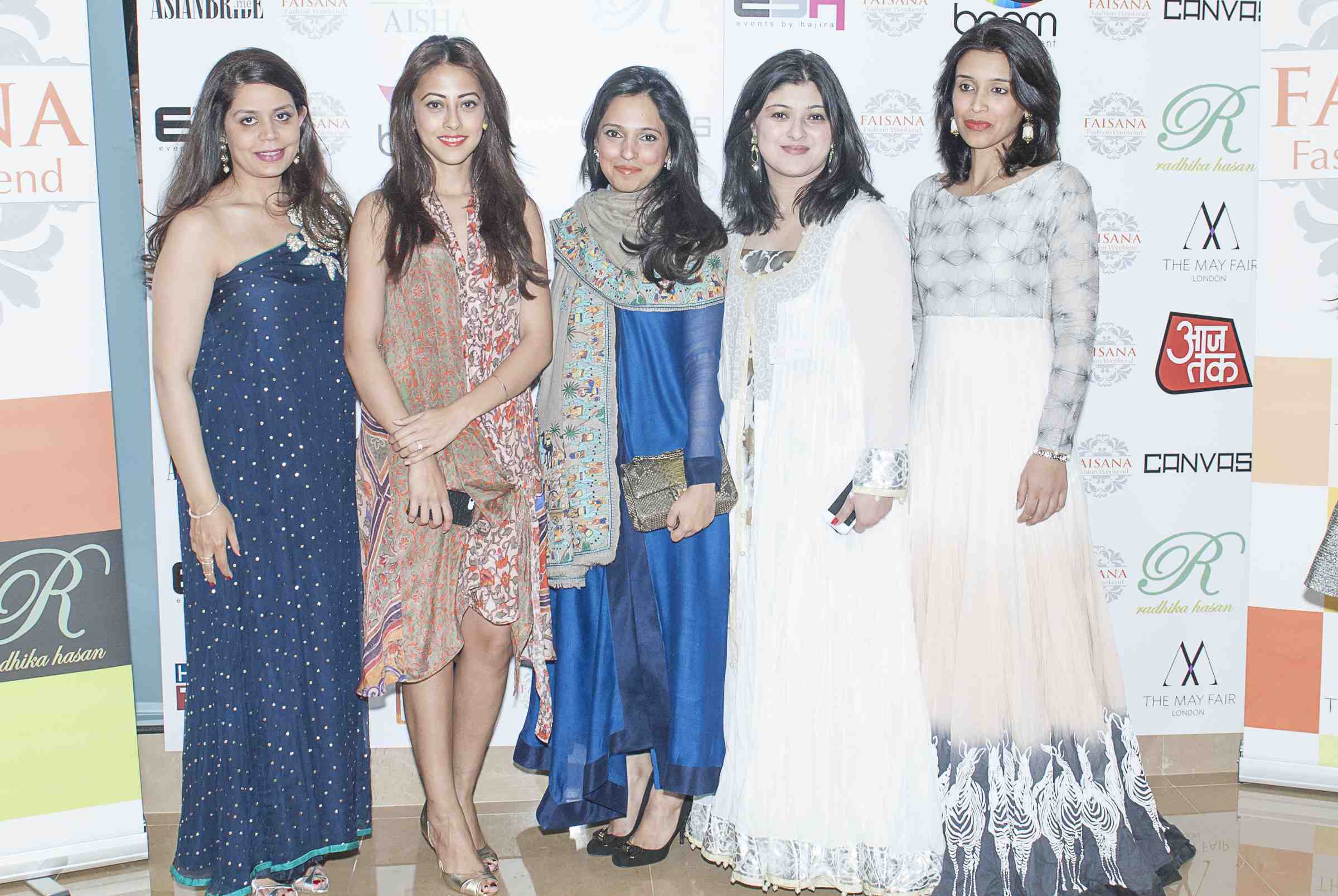Aamna Lakhany, Nida Azwer, Aisha Tabani Chowdhry and guests