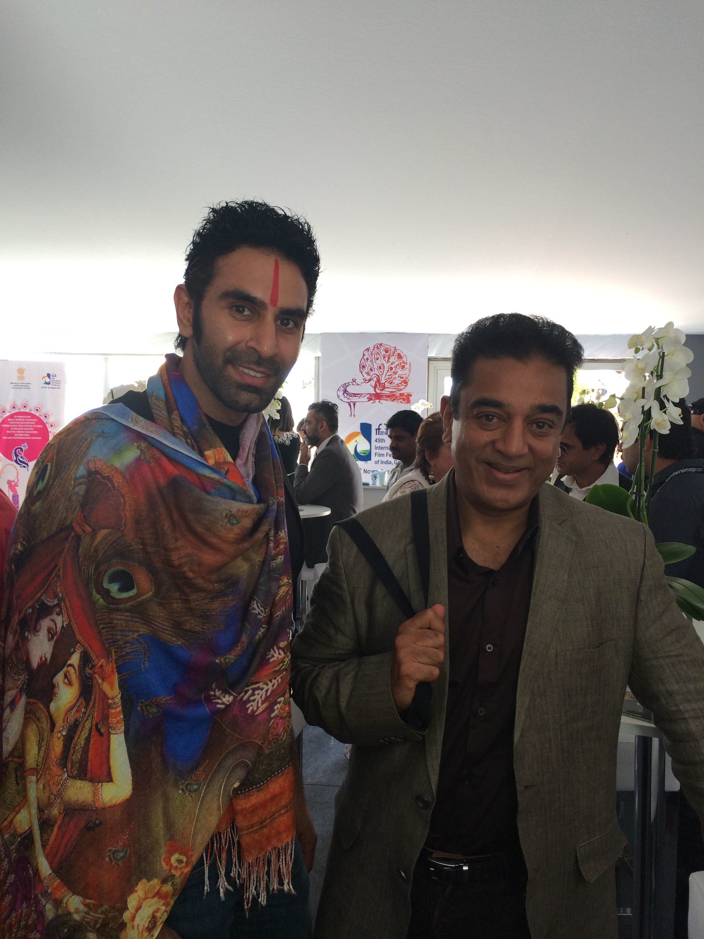 sandip soparrkar with Kamal Hassan