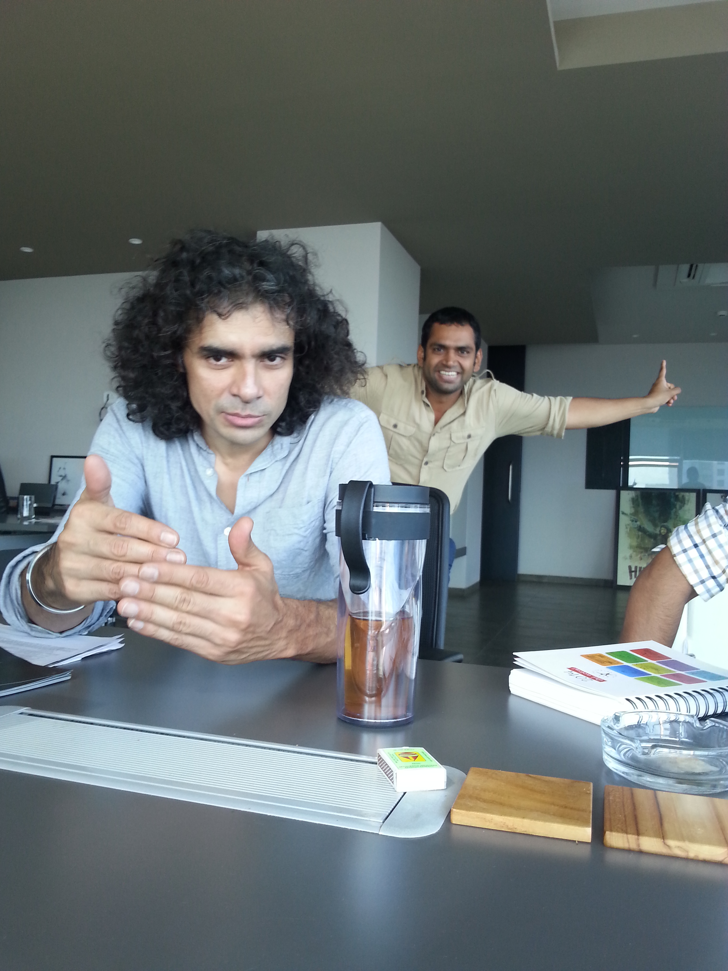 With Imtiaz