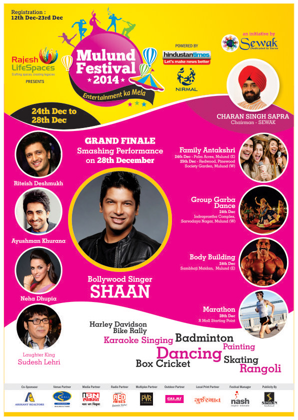 Mulund Festival Pamphlet 2014 front