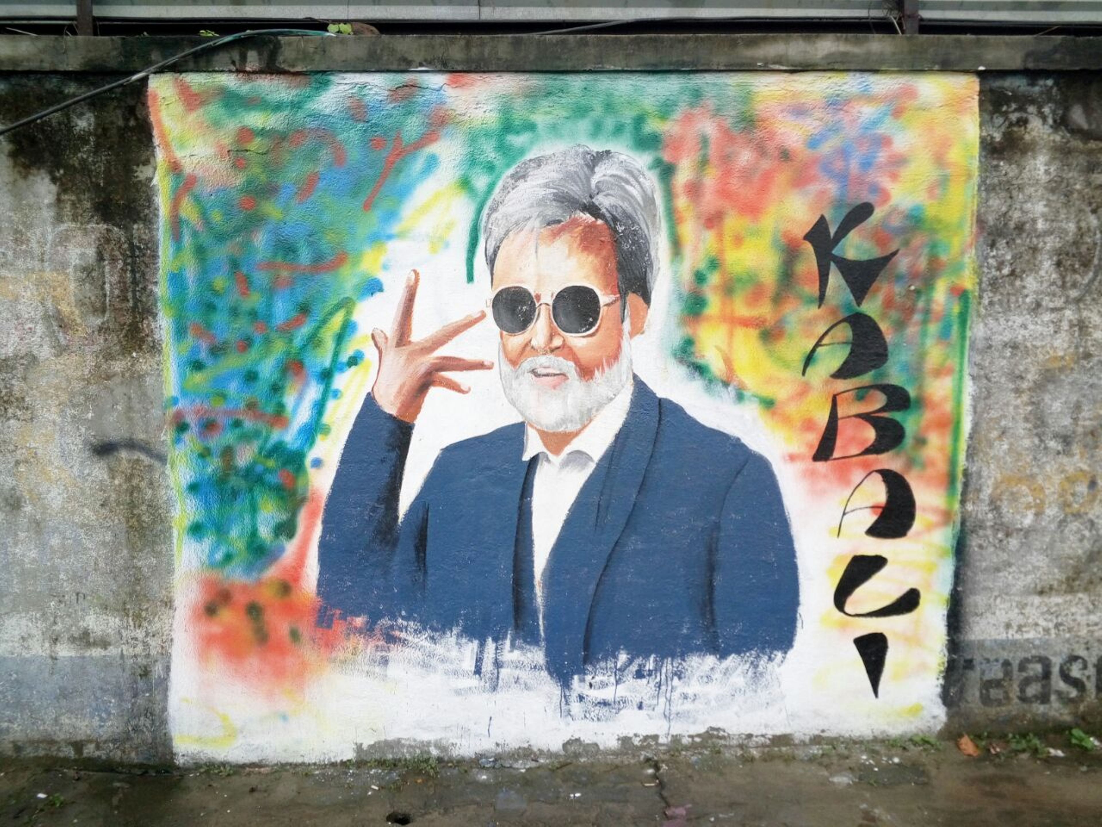 Rajinikanth graffiti 2
