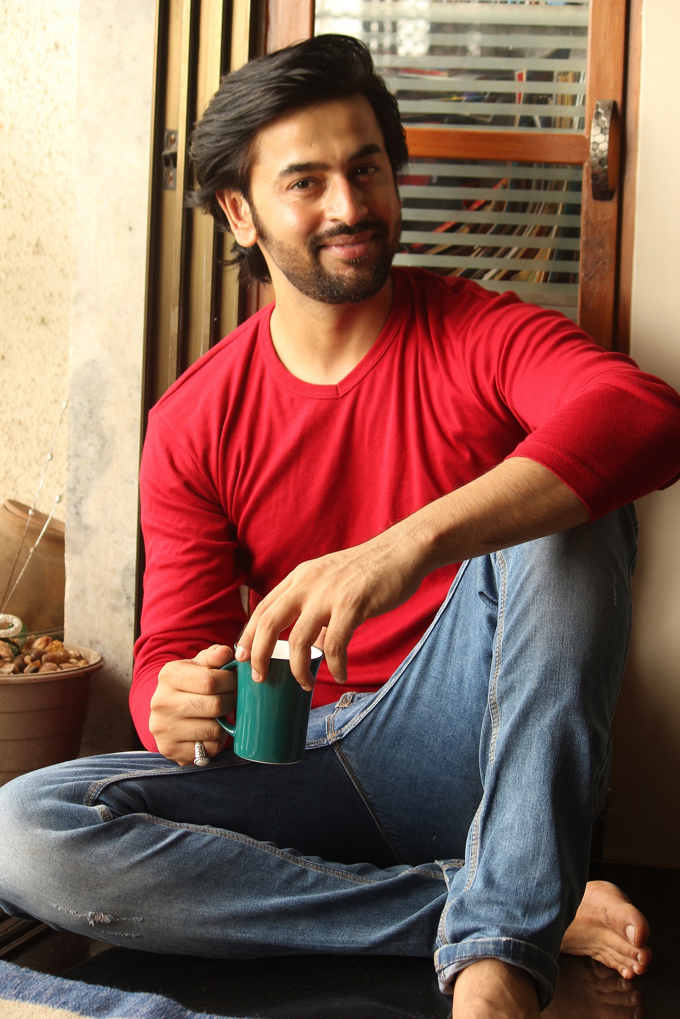 Shashank Vyas-in red
