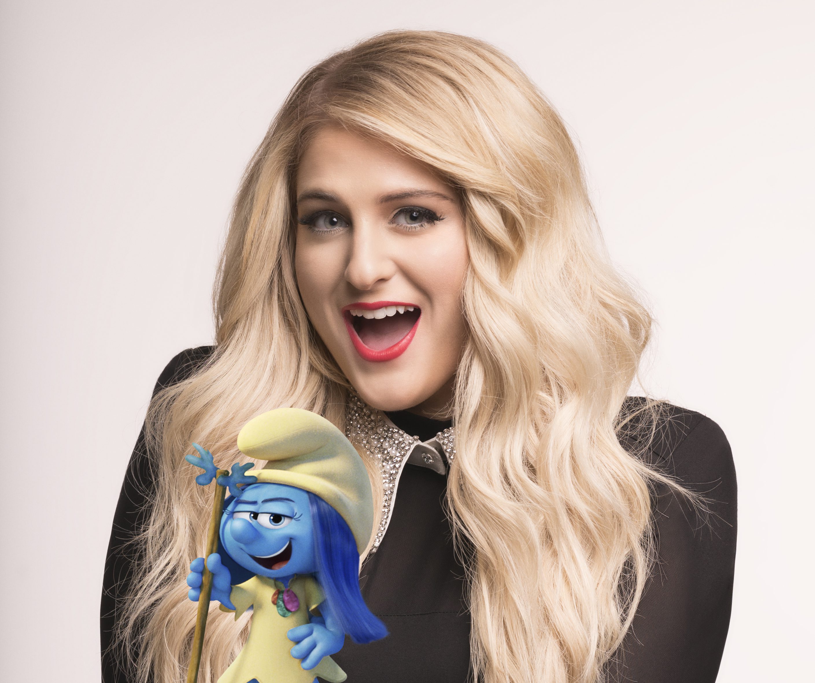 Meghan Trainor voices "Melody Smurf"  in Sony Pictures Animation’s SMURFS: THE LOST VILLAGE.